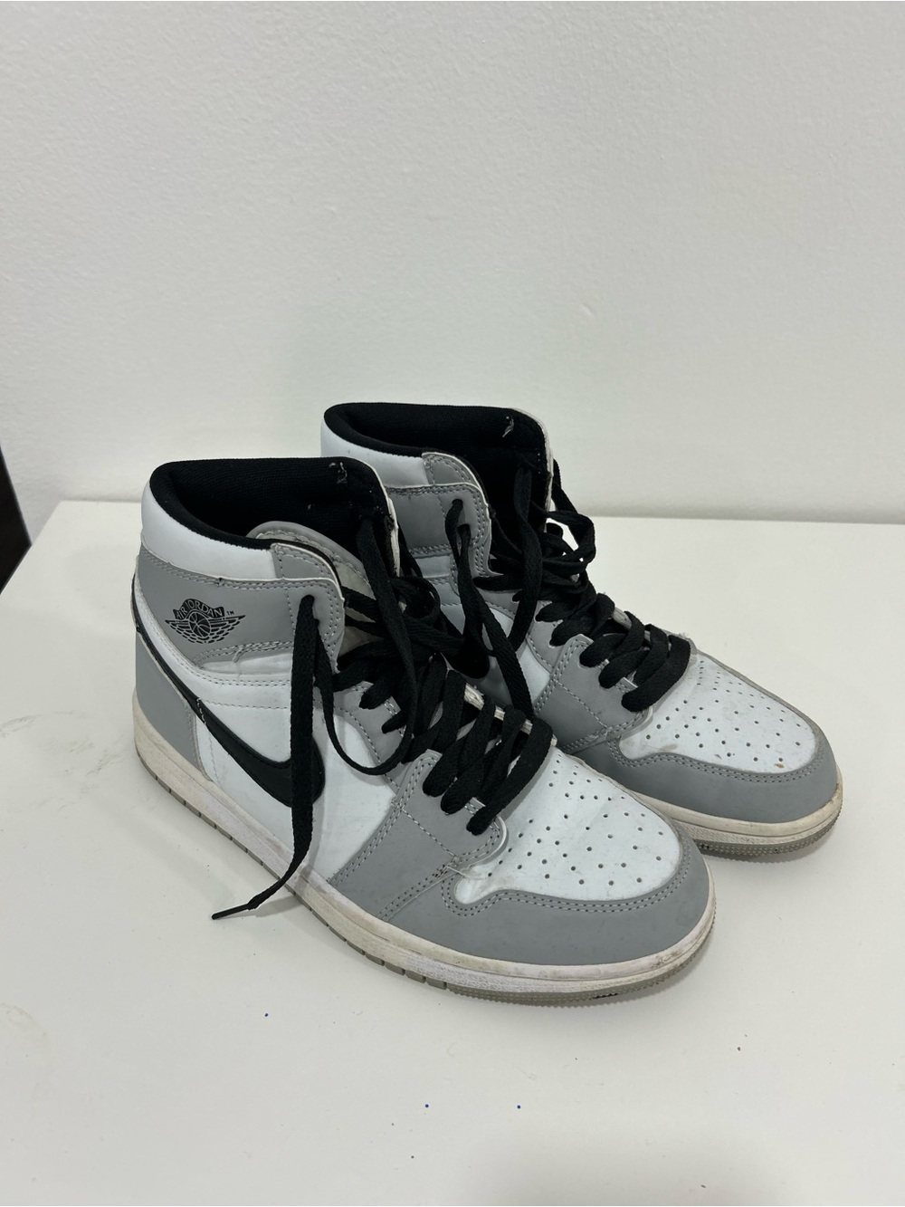Nike High-Top Dunks Gray & Black